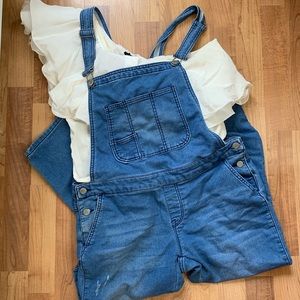 Stretch Denim Overall